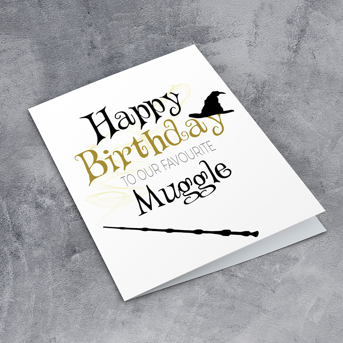 Harry Potter To Our Favourite Muggle Card - Pink Tag Prints